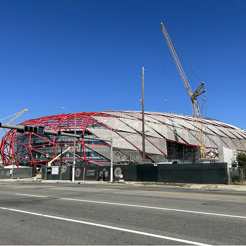 Intuit Dome under construction